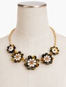 Layered Tortoise Flower Necklace