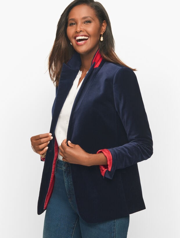 Velvet Jacket Talbots