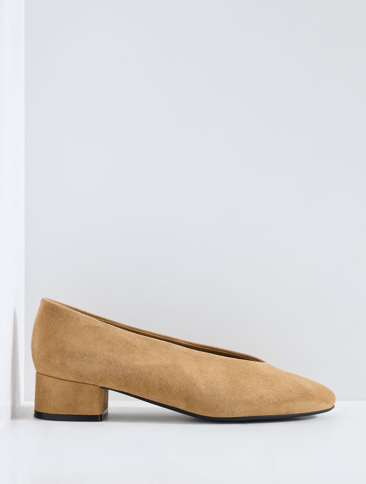 Winona Suede Block Heel Pumps - thumbnail 3