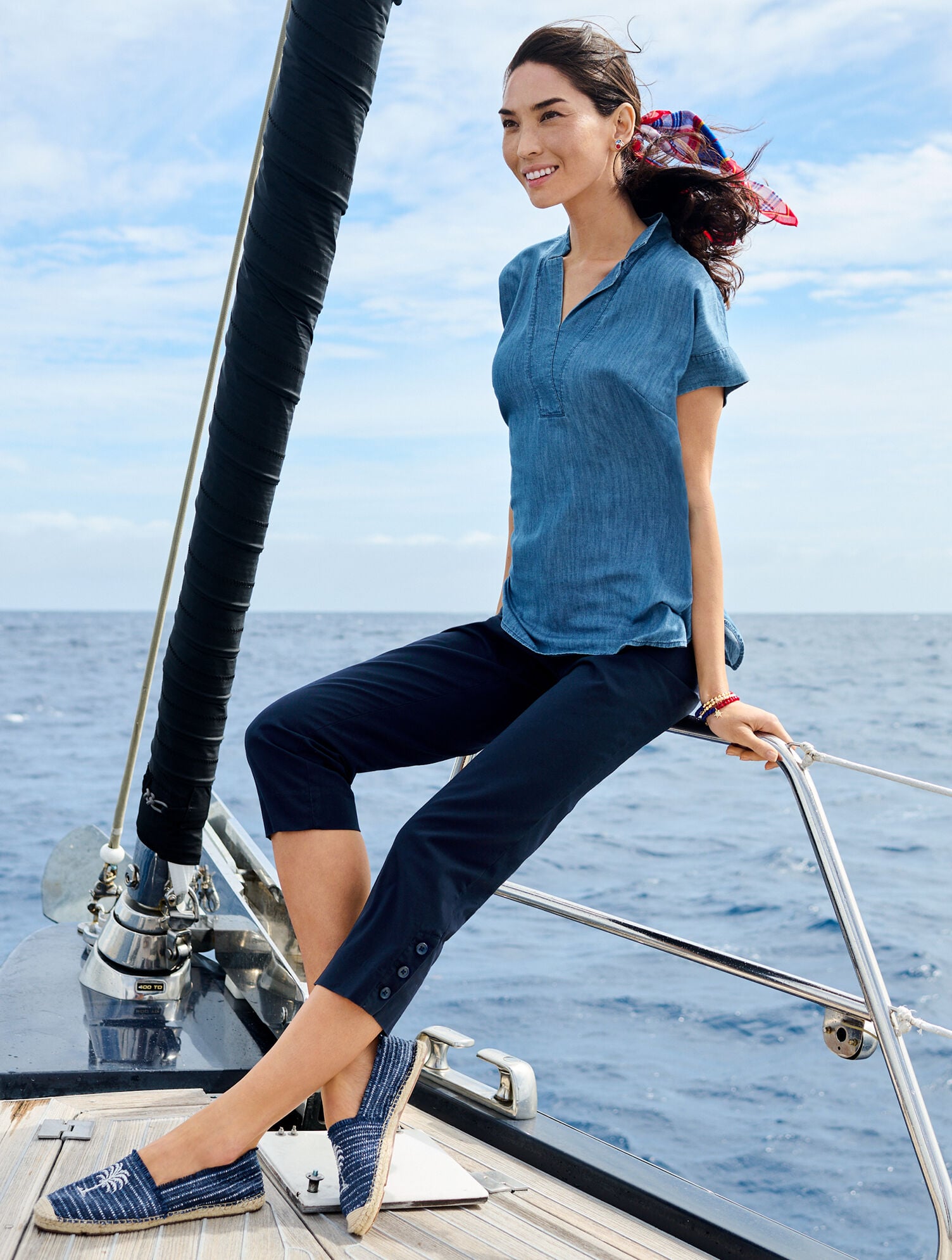Heritage Twill Capri Pants