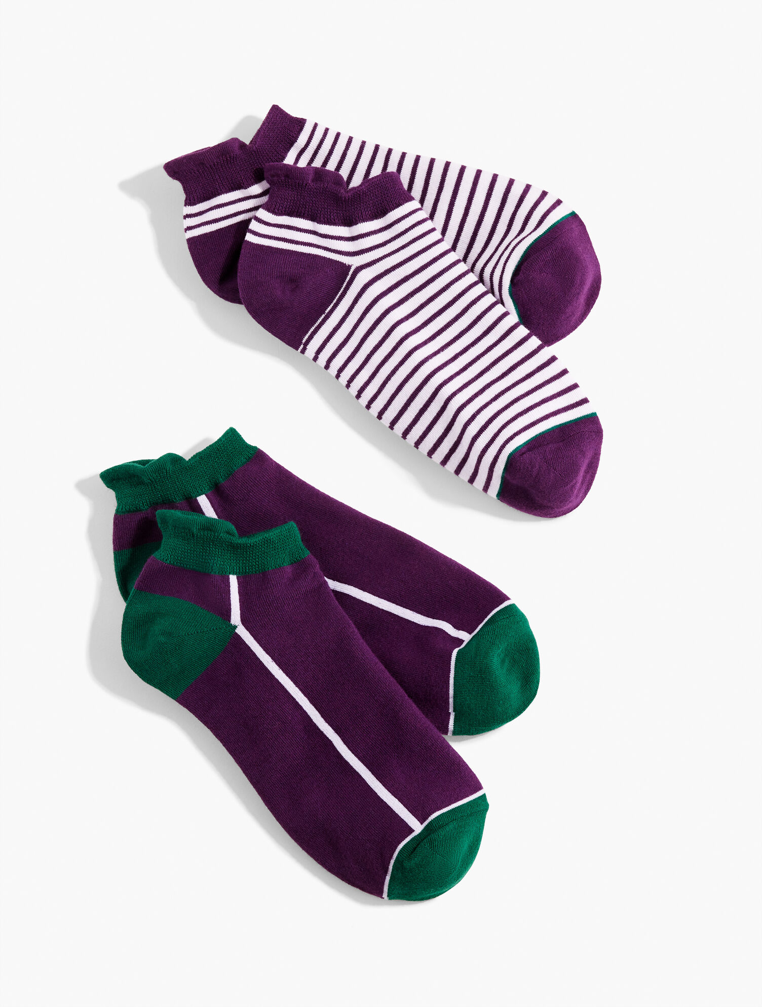 Talbots Colorblock T by Talbots Colorblock 2-Pack Socks | Talbots