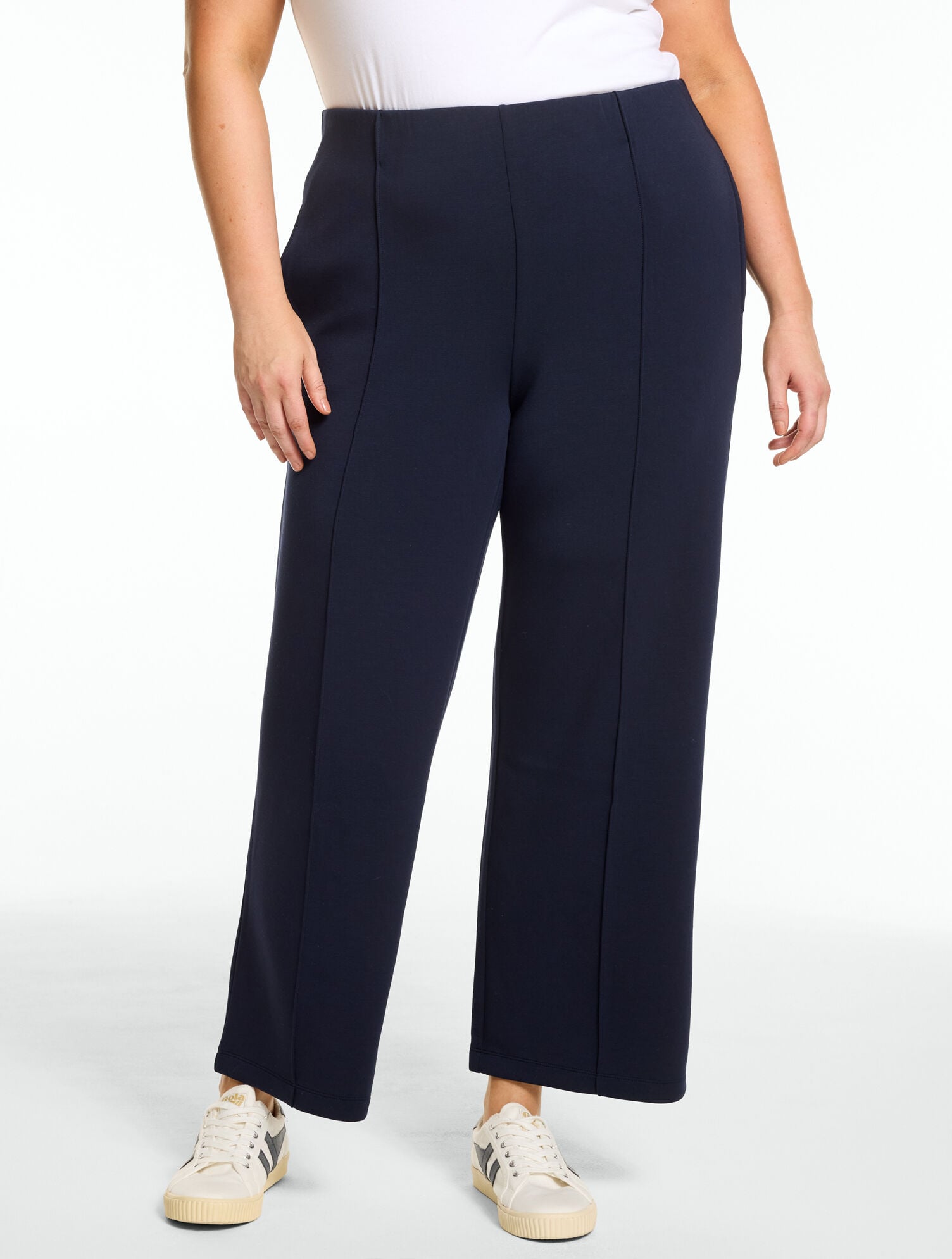 AirKnit Stretch Hollywood Waist Wide Leg Pants