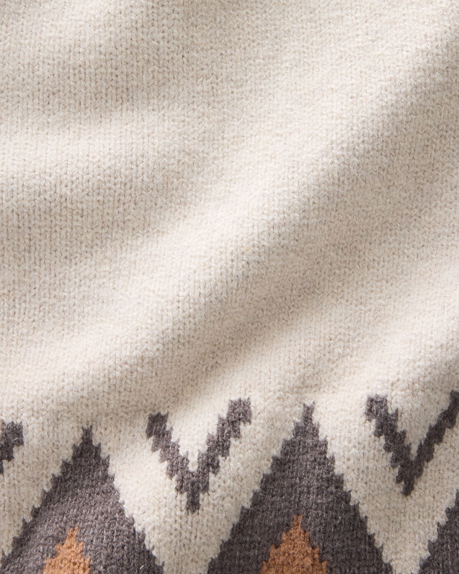 Cotton Blend Fair Isle Sweater