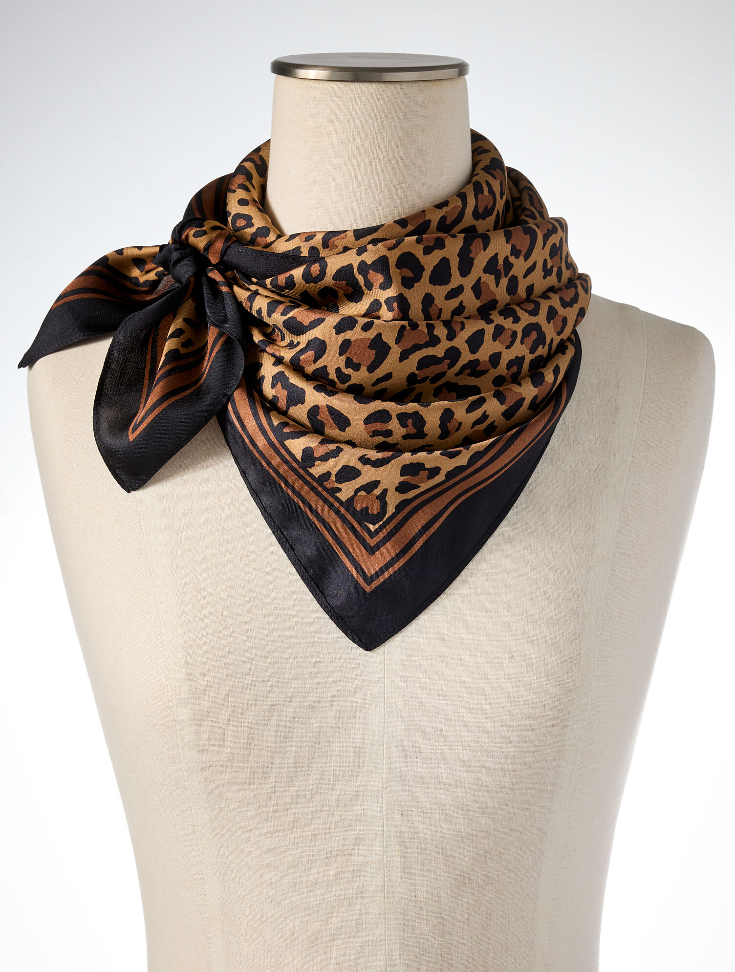 Fabulous Leopard Square Scarf