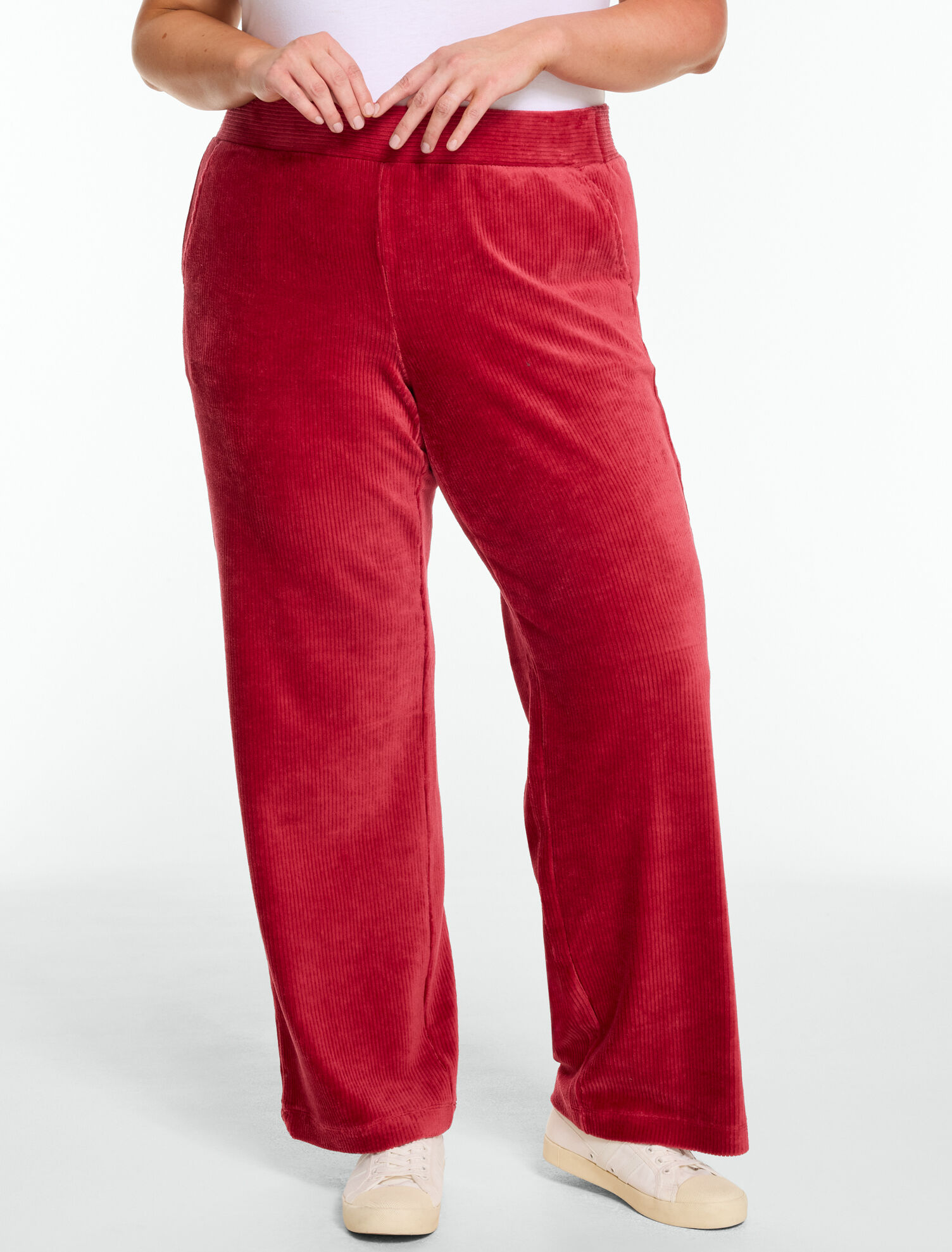Sky Lounge Velour Wide Leg Pants