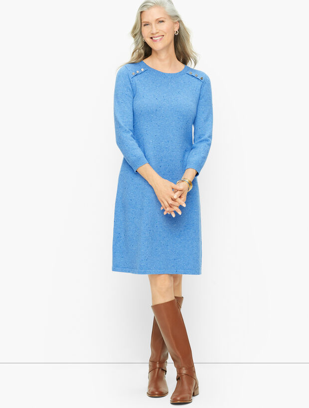 Kitty Tweed Shift Sweater Dress | Talbots Kitty Tweed Shift Sweater Dress | Talbots