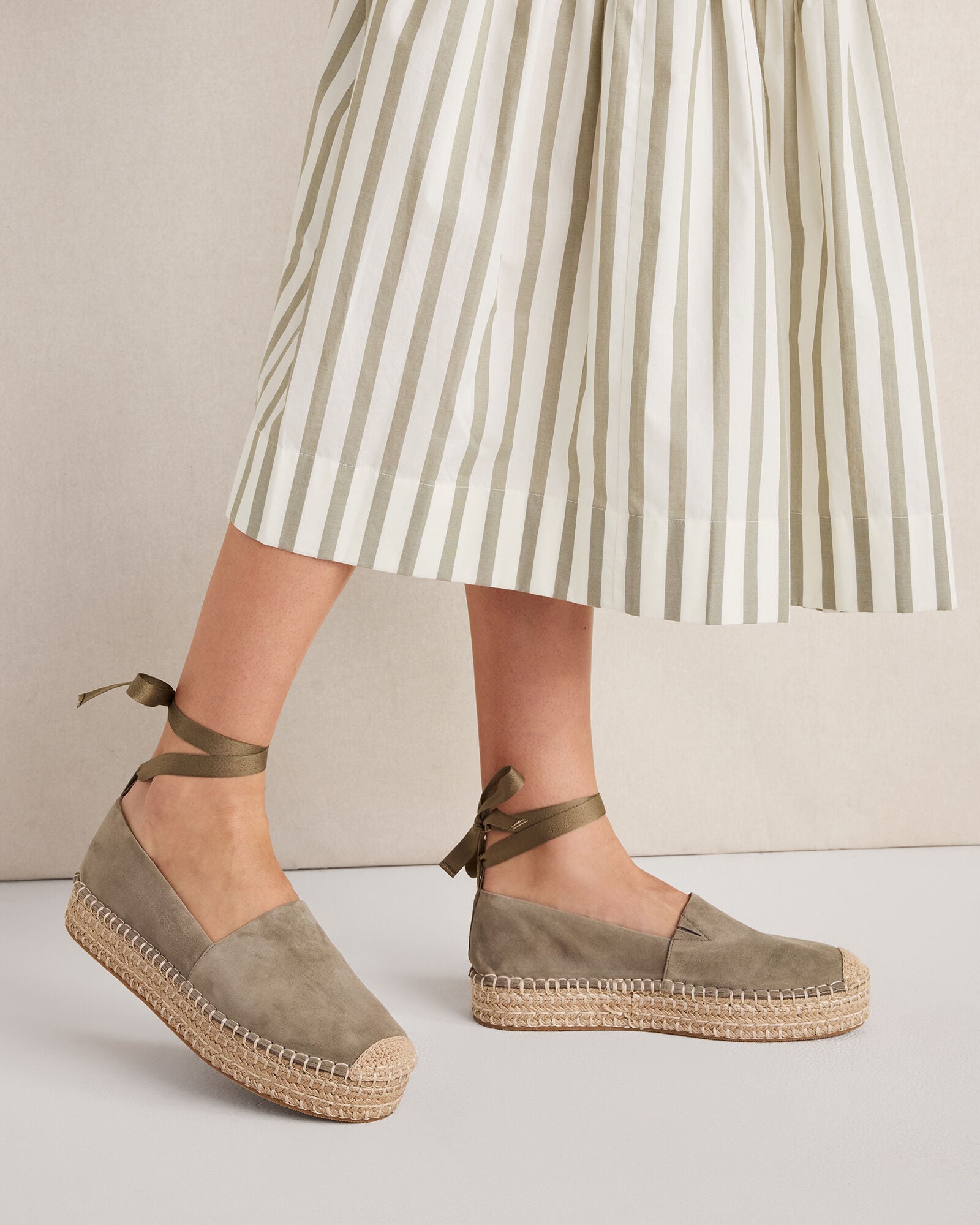 Suede Espadrilles