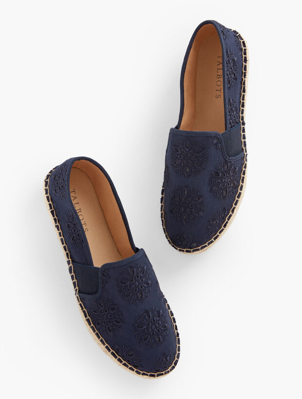 Izzy Eyelet Espadrilles