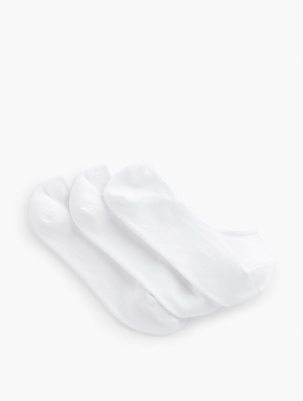 Three Pair No Show Socks