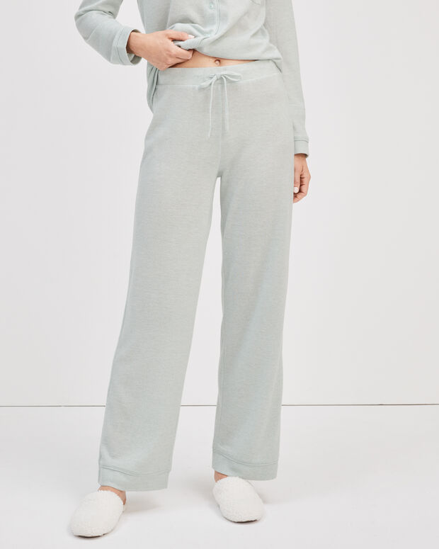 Marled Knit Pajama Pants