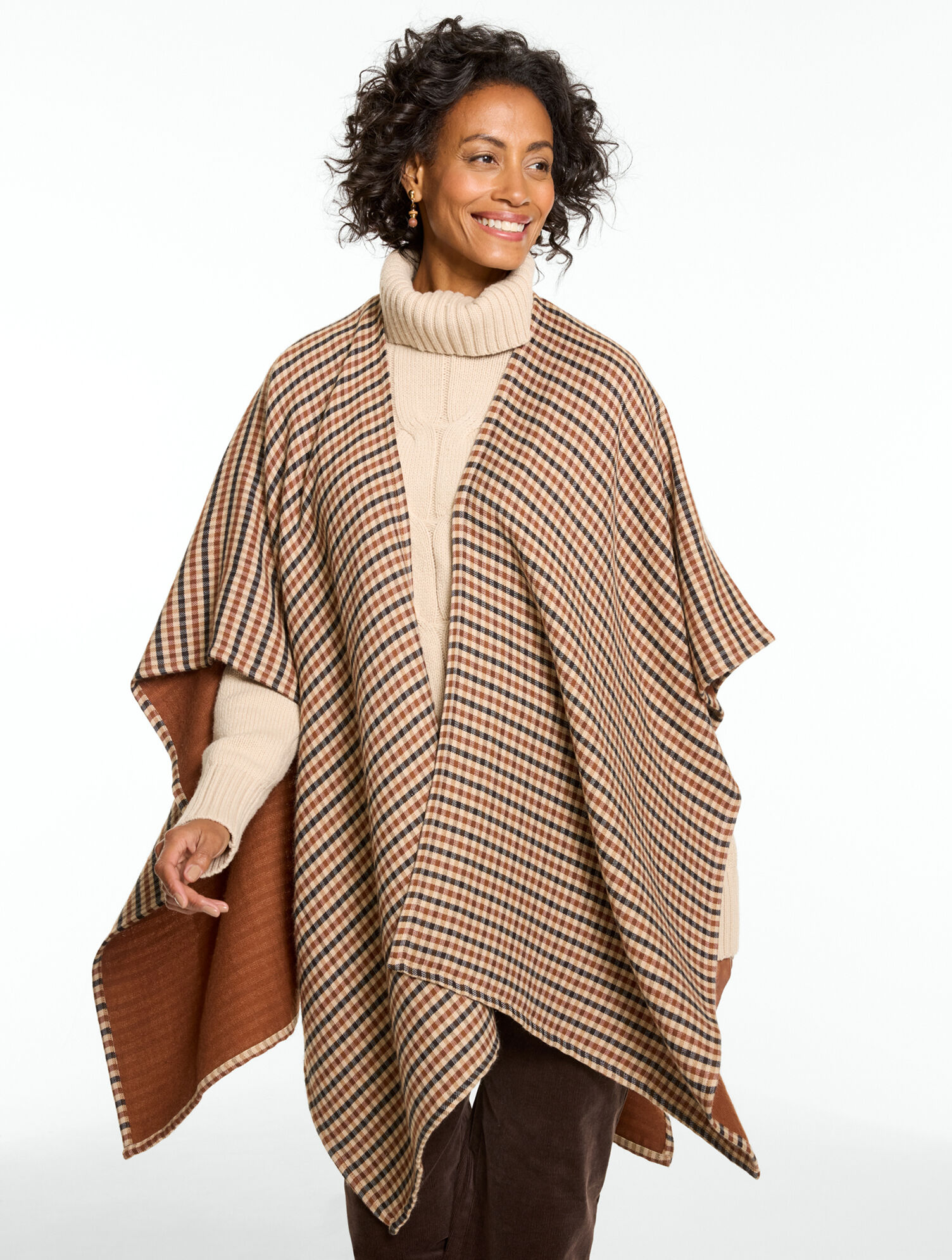 Chelsea Plaid Ruana