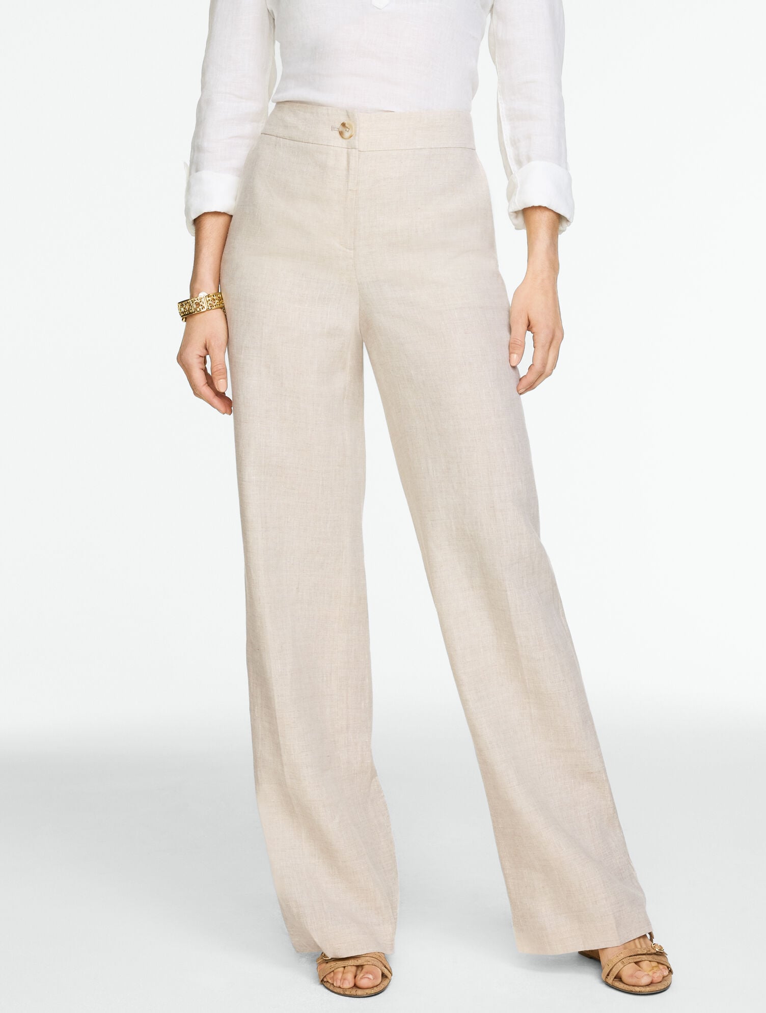 Linen Wide Leg Pants