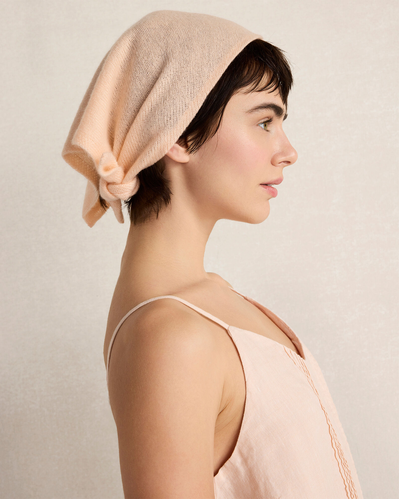 Merino Wool and Cashmere Triangle Scarf
