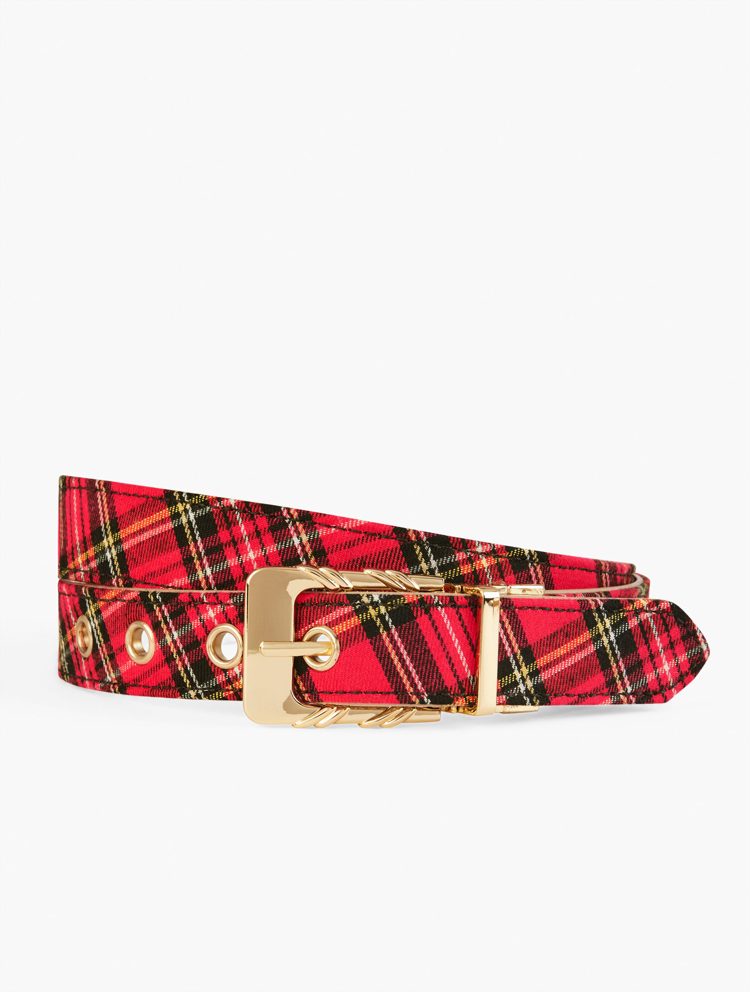 Tartan Plaid Reversible Belt
