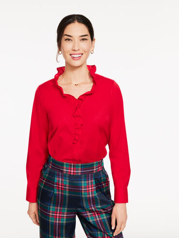 Ruffle Non-Iron Shirt