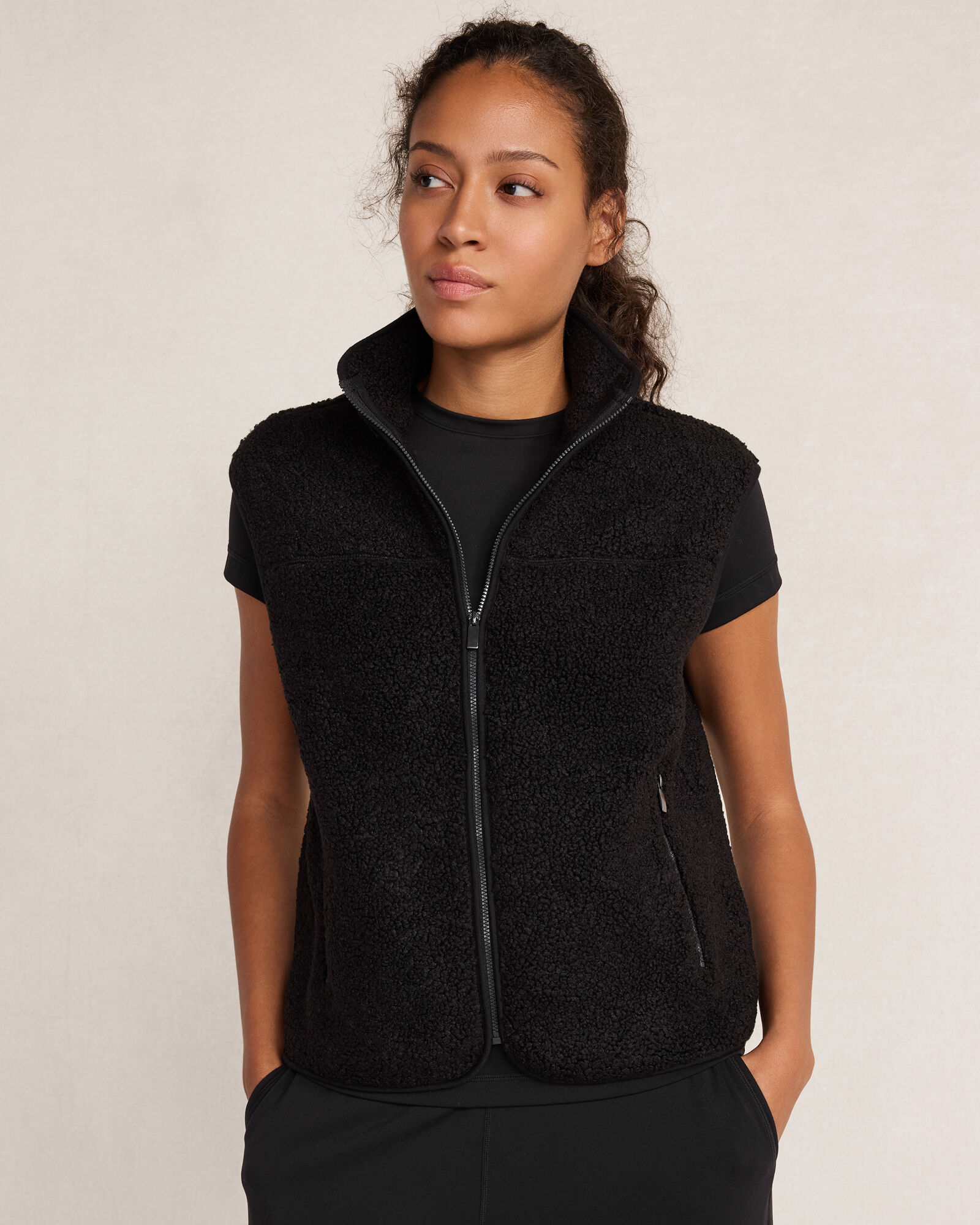 Balance Sherpa Cropped Vest