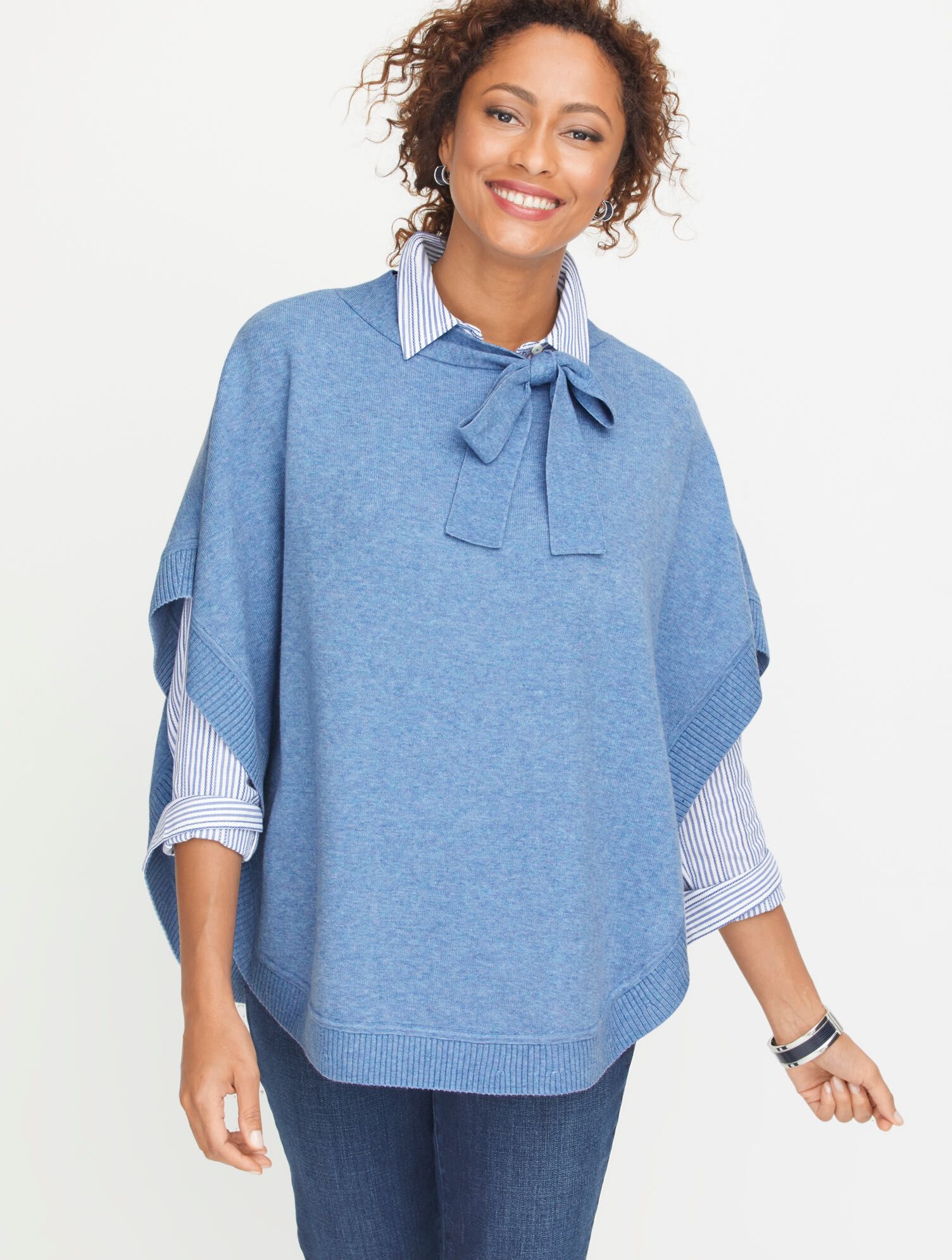 Tie Neck Poncho