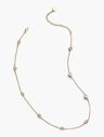 Delicate Glass Necklace - 14K Gold Plated Sterling Silver