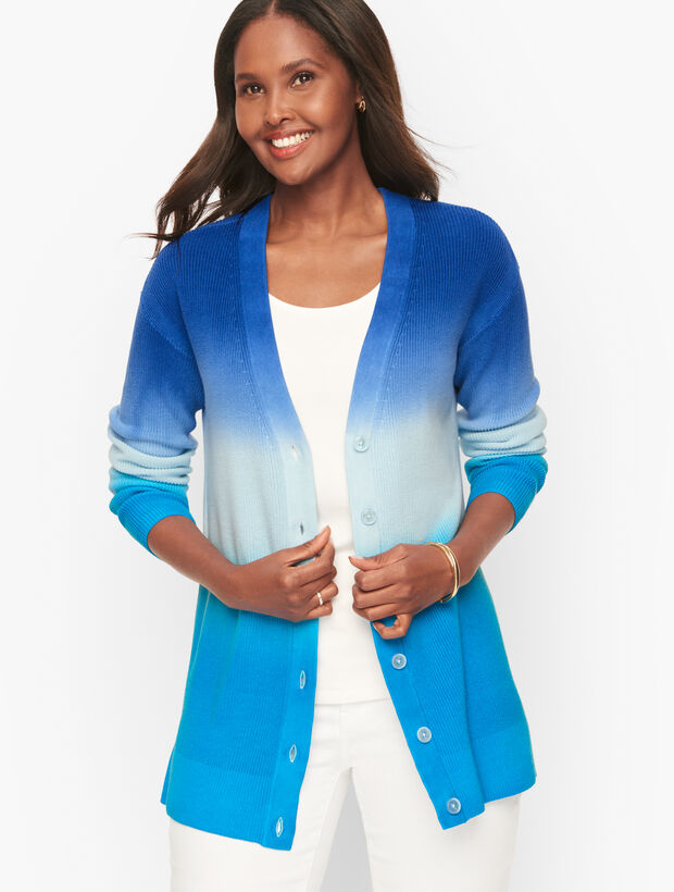 Girlfriend Cardigan - Dip Dye