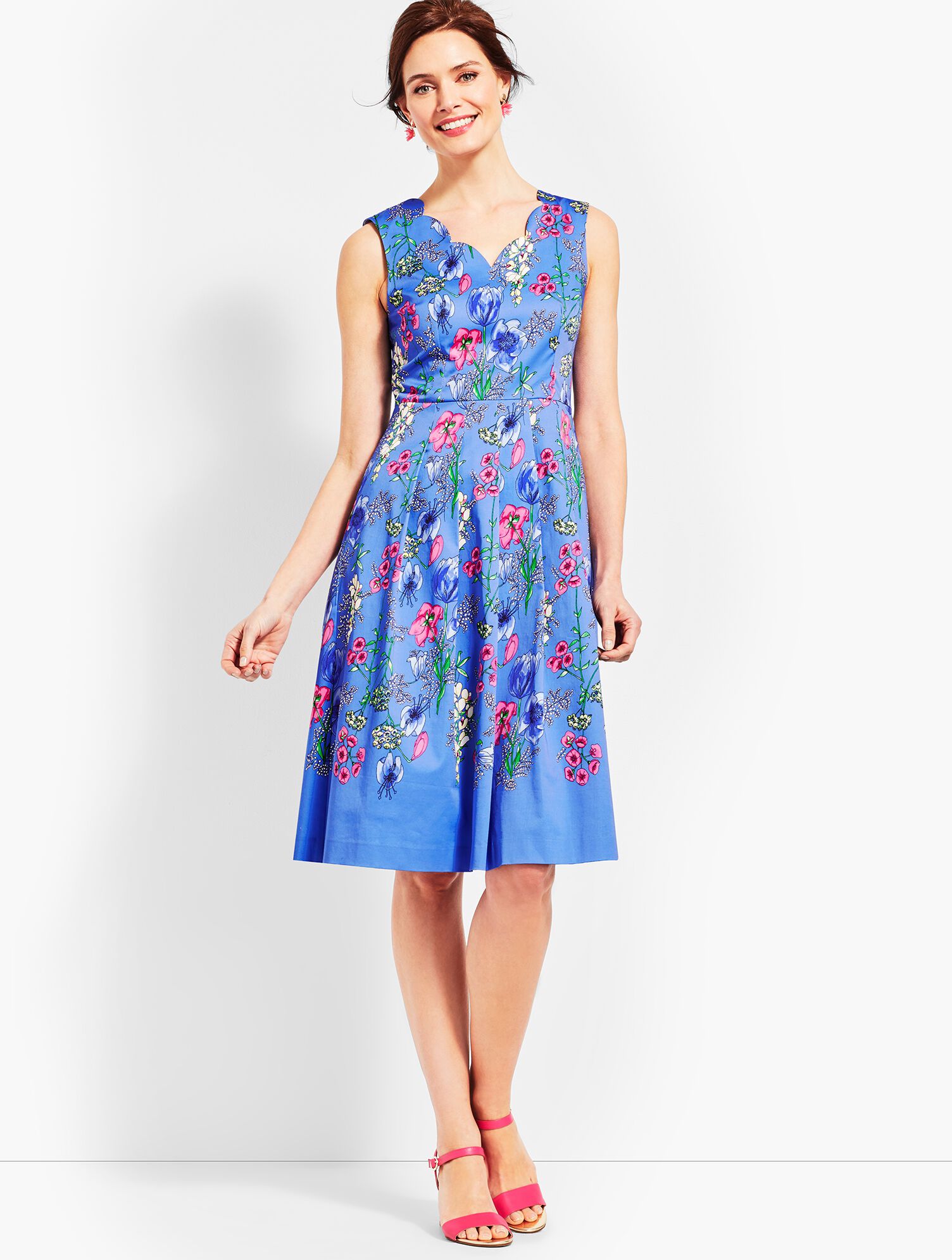 Fit-and-Flare Dress | Talbots
