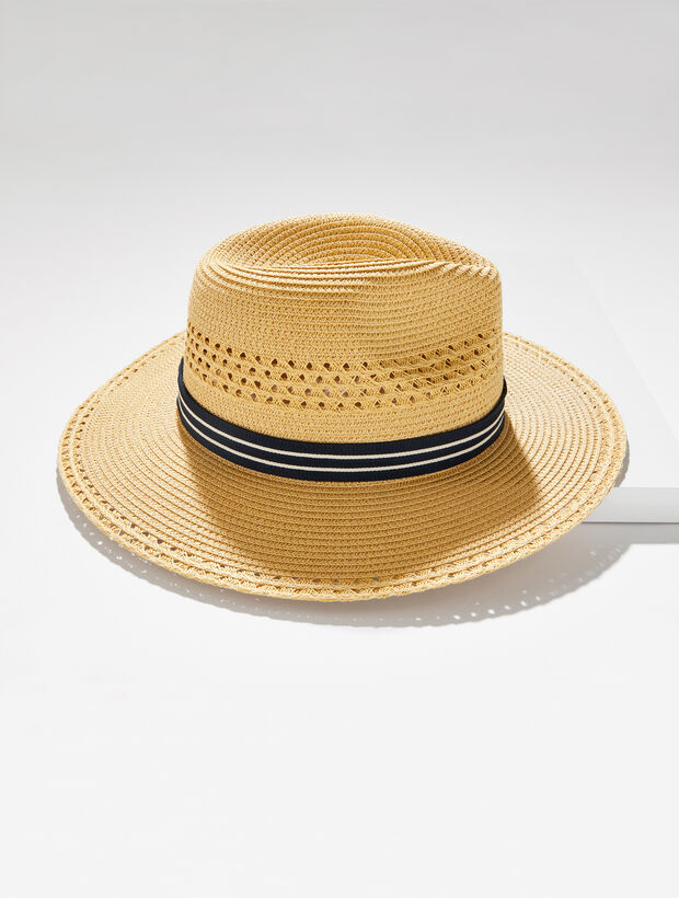 Open Weave Straw Hat