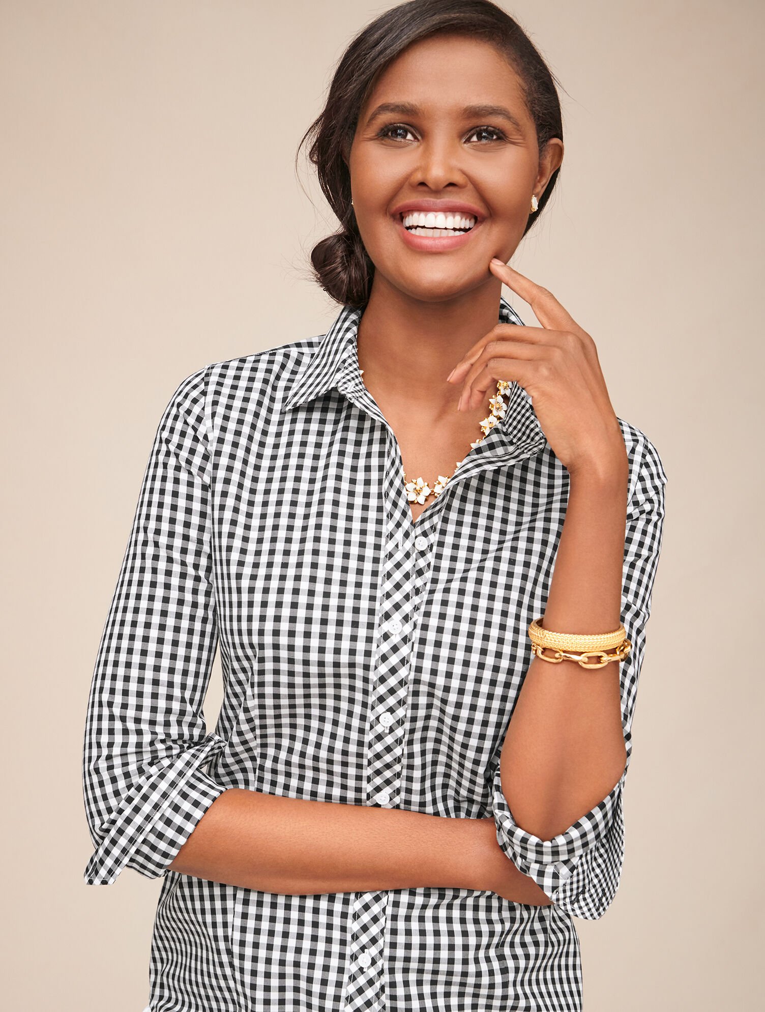 Perfect Shirt Gingham Talbots