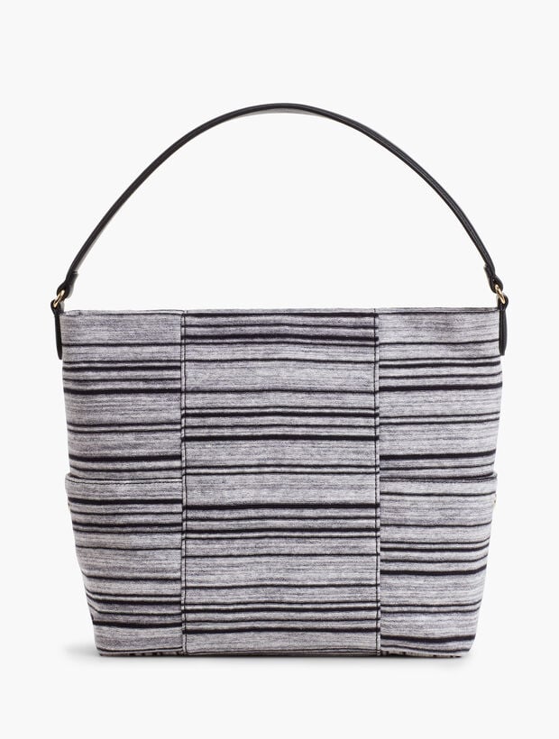 Striped Hobo Bag