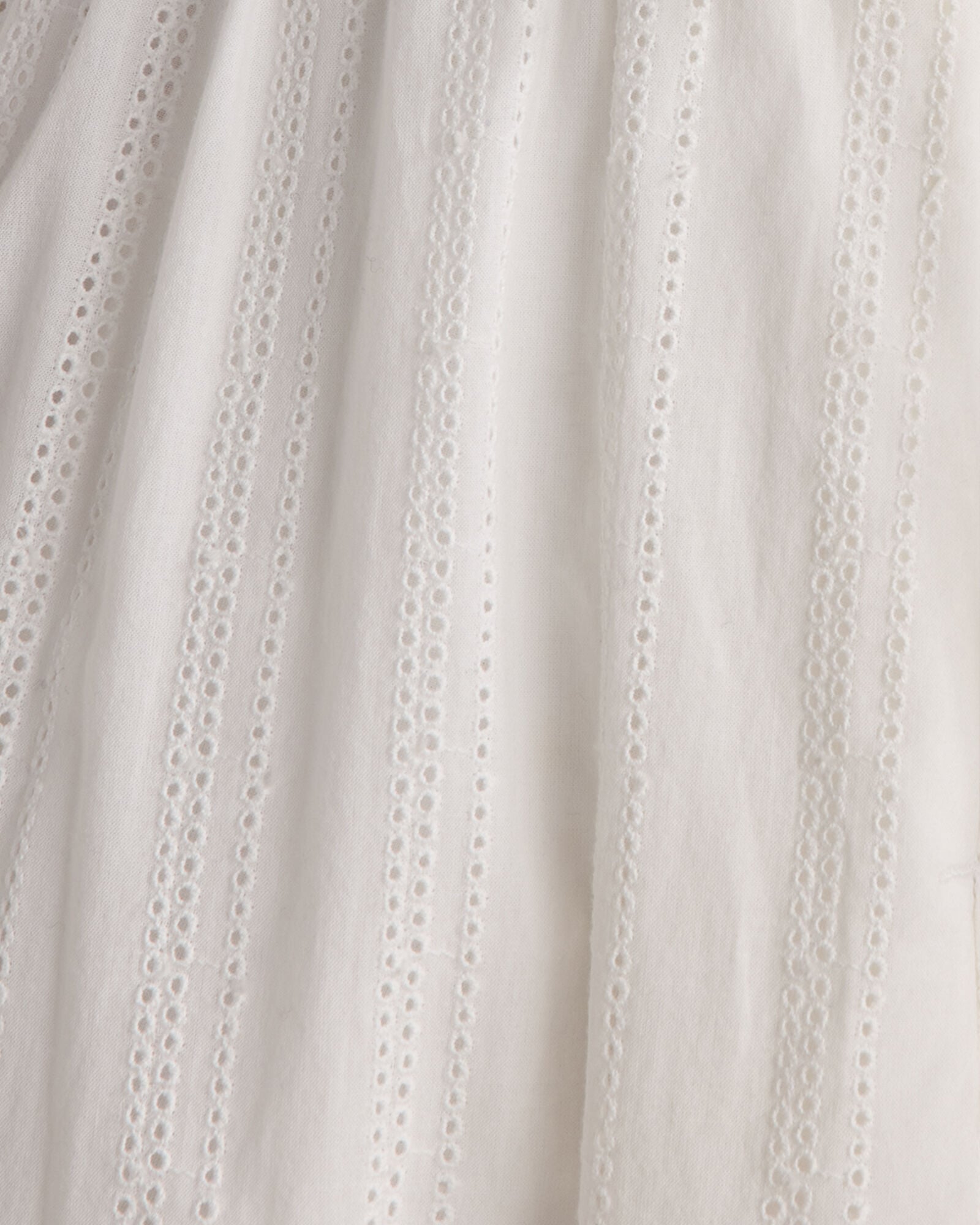 Organic Cotton Eyelet Tie-Front Tank