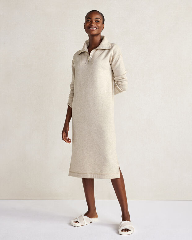 Fleece Half-Zip Dress