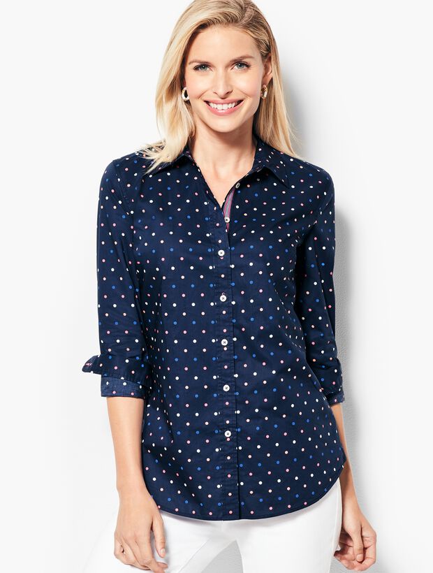 The Classic Casual Shirt - Multi-Color Clip Dots