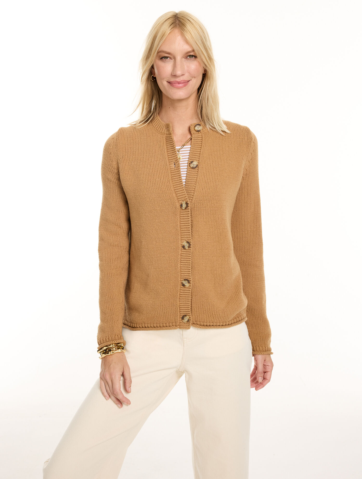 Roll Edge Cardigan