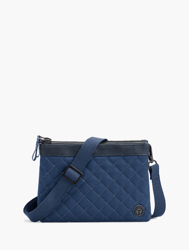 Quilted Nylon Crossbody Bag