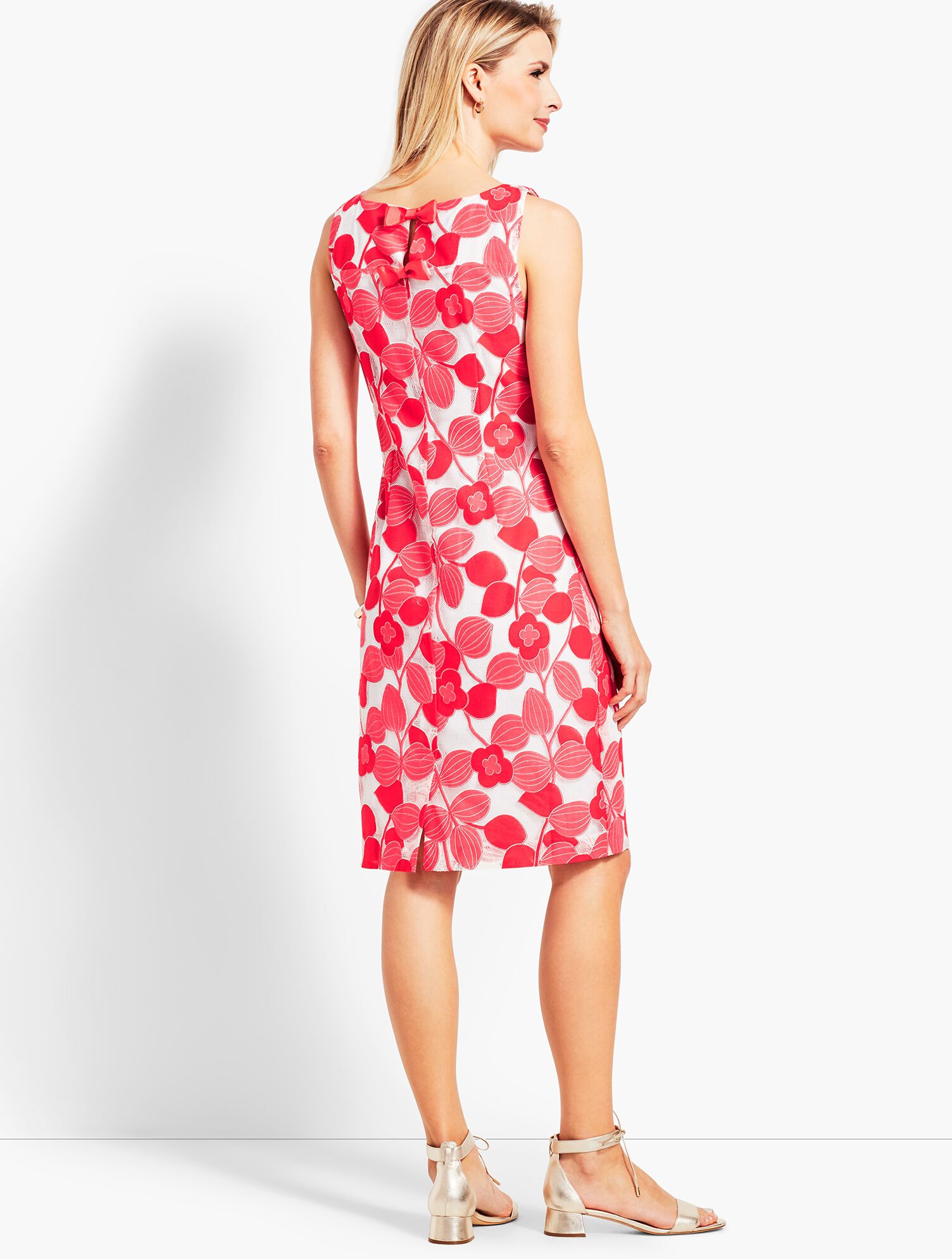 Floral Lace Sheath Dress
