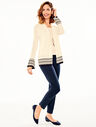 Open-Front Cardigan-Striped