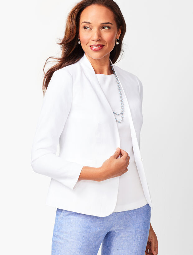 Classic Linen Blazer- Lined