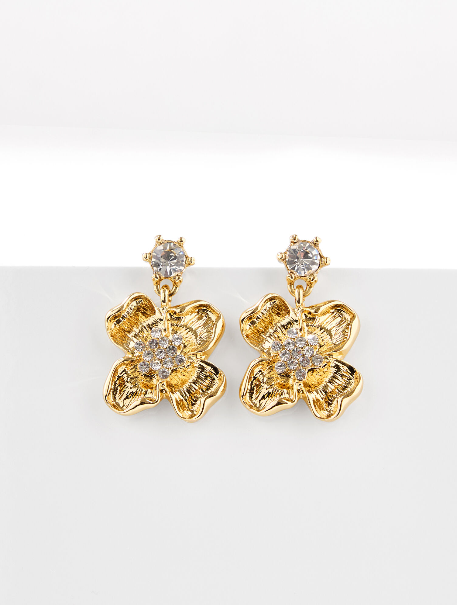 Tidy Flowers Drop Earrings