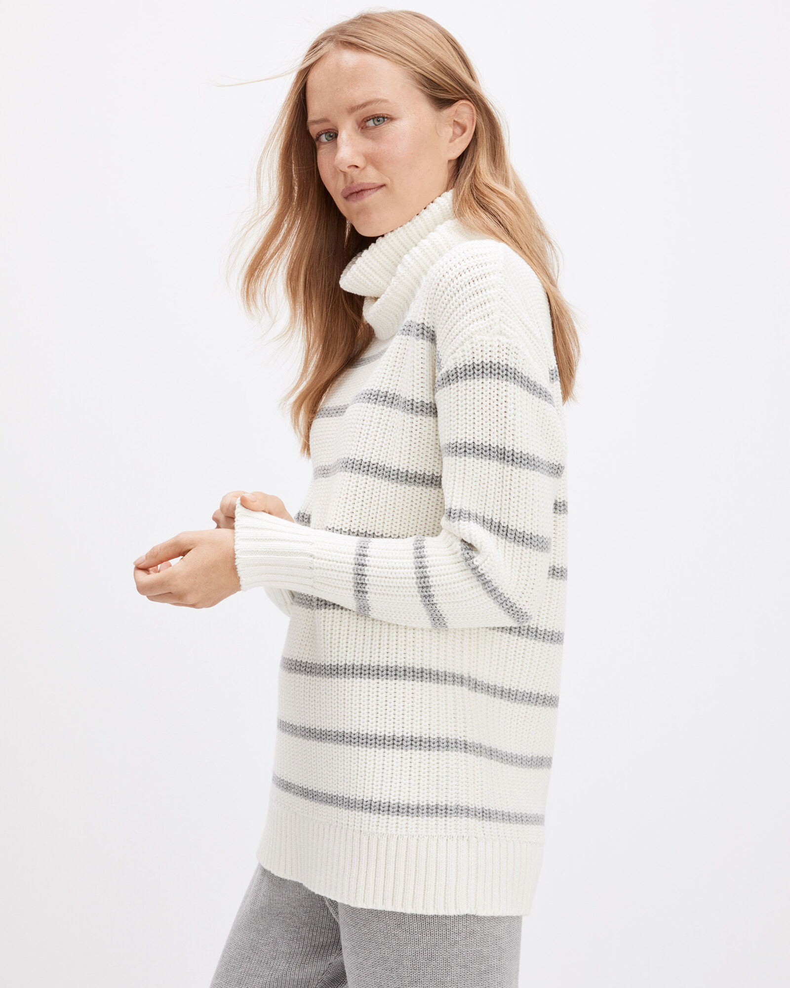 Organic Cotton Turtleneck Tunic