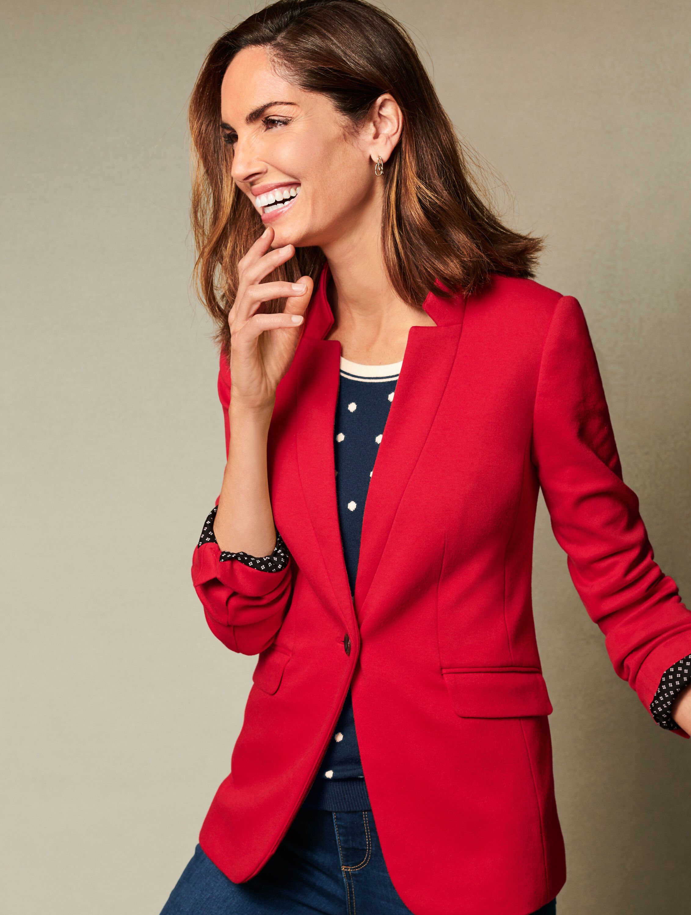 Perfect Ponte Blazer- Solid