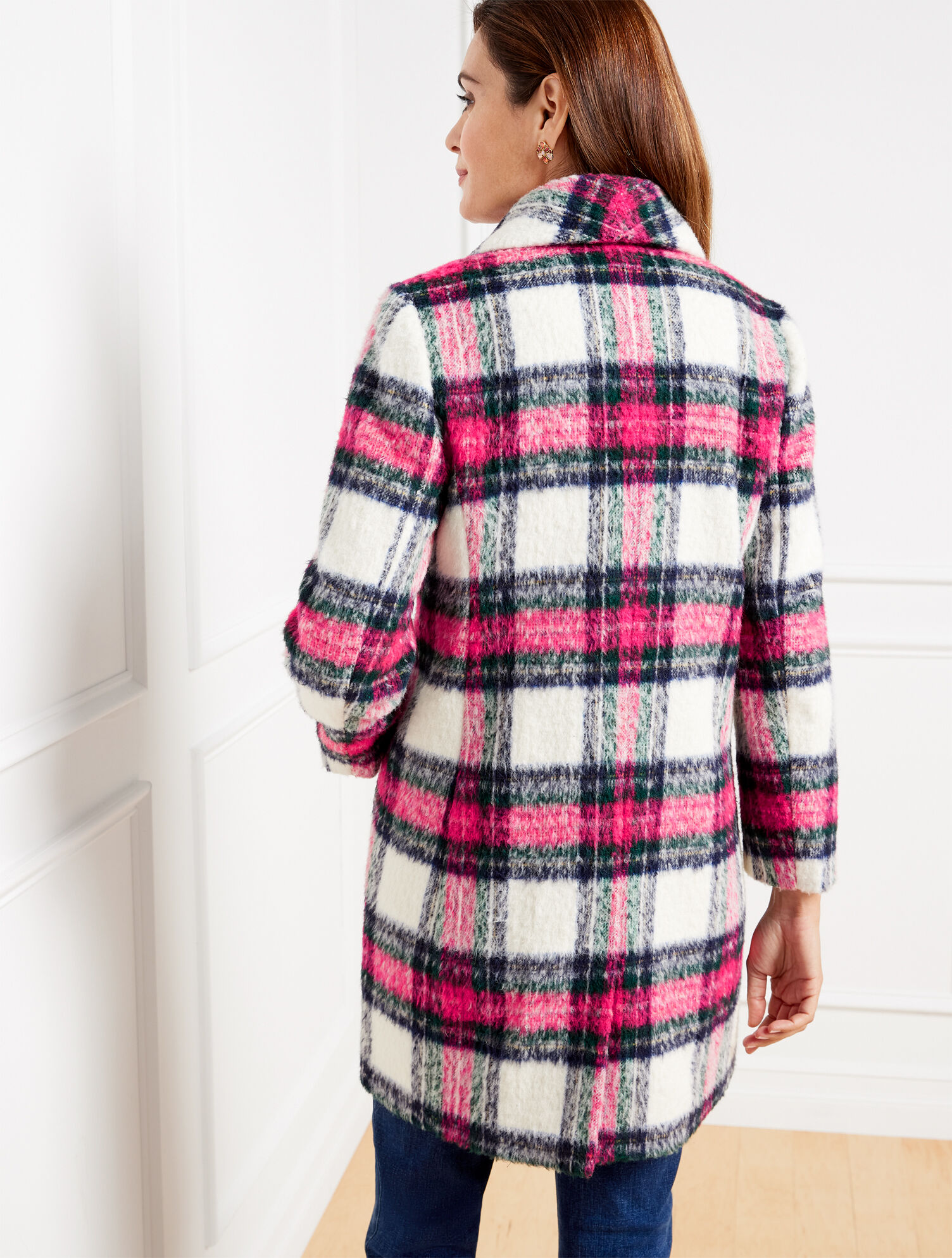 Brushed Plaid Coat | Talbots