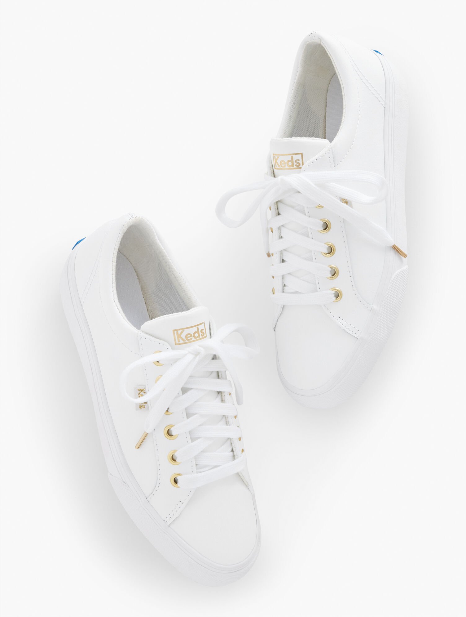 Keds® Jump Kick Leather Sneakers Talbots - Main Image