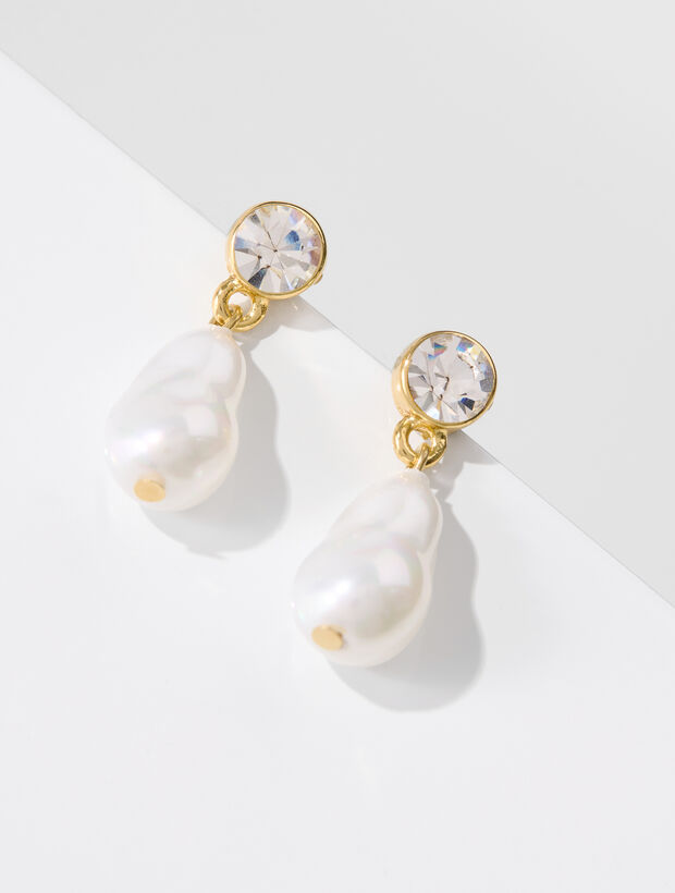 Baroque Pearl Drop Earrings