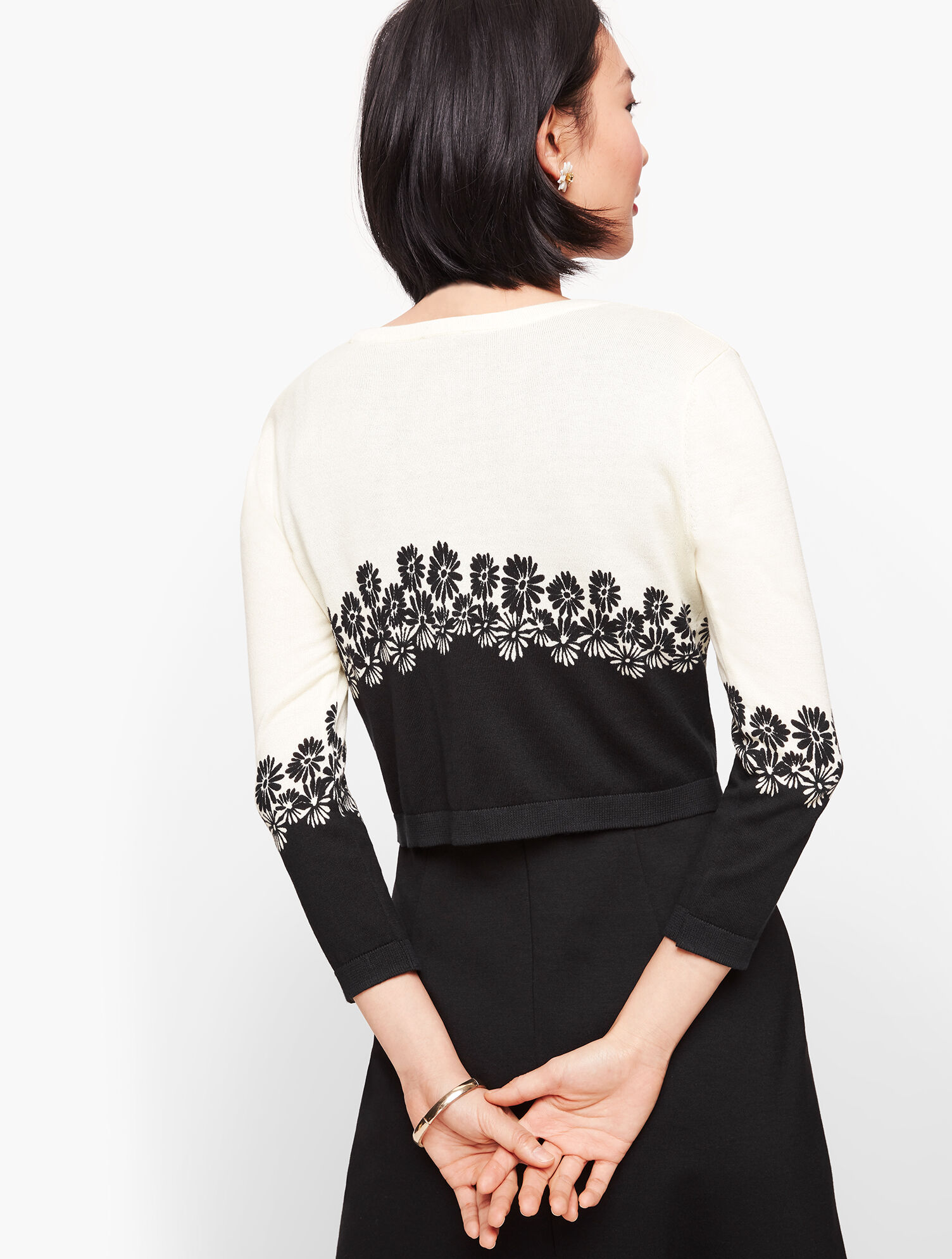 Colorblock Dress Shrug