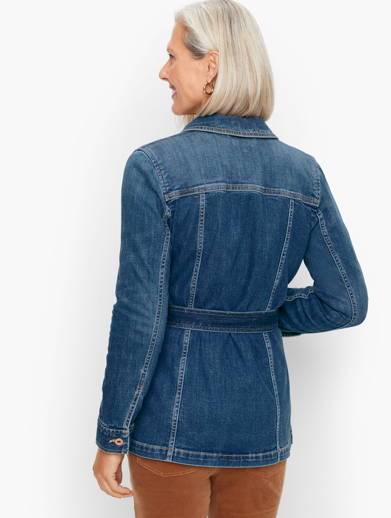 Tie Waist Jean Jacket - La Vie Wash