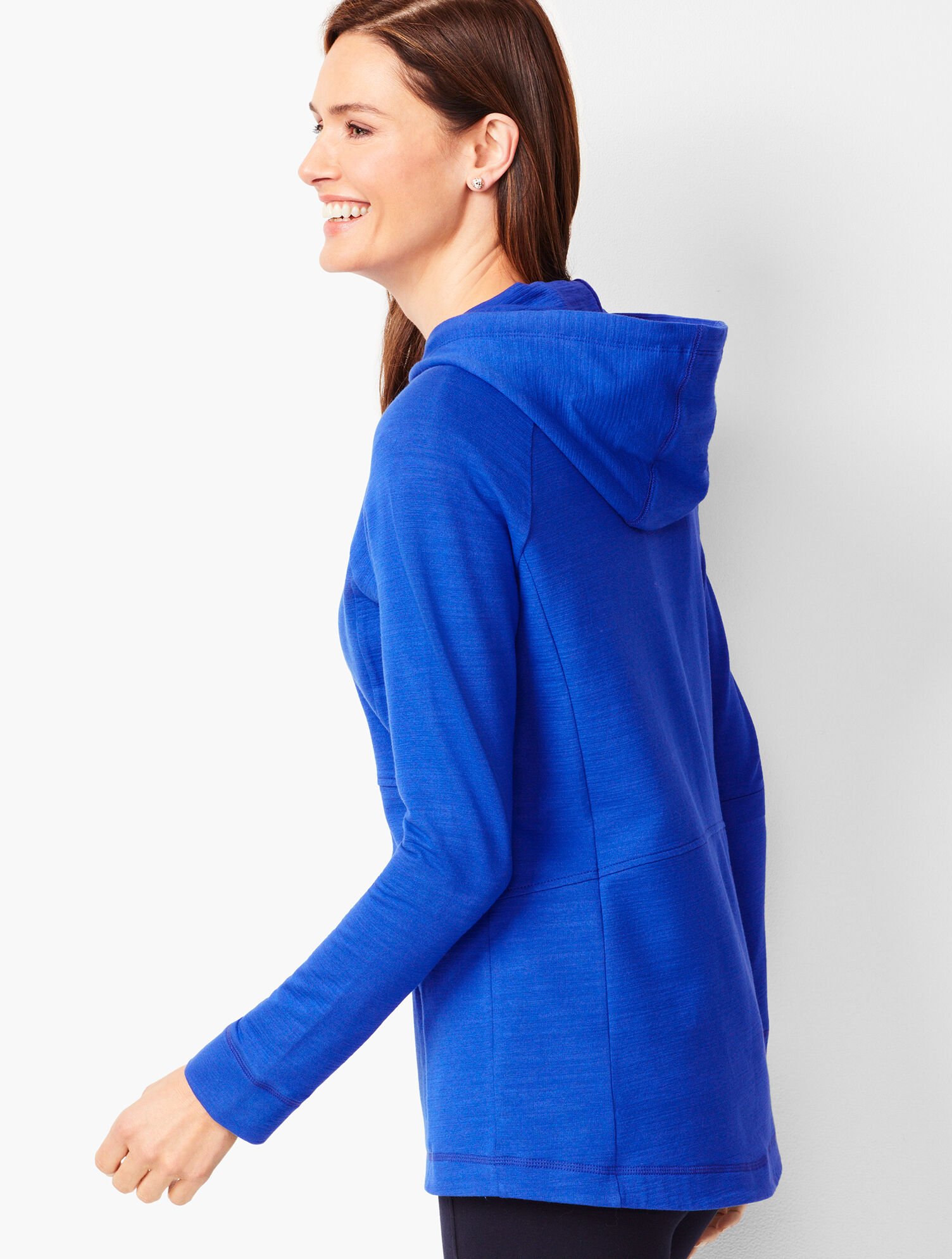 Zip-Front Hooded Jacket
