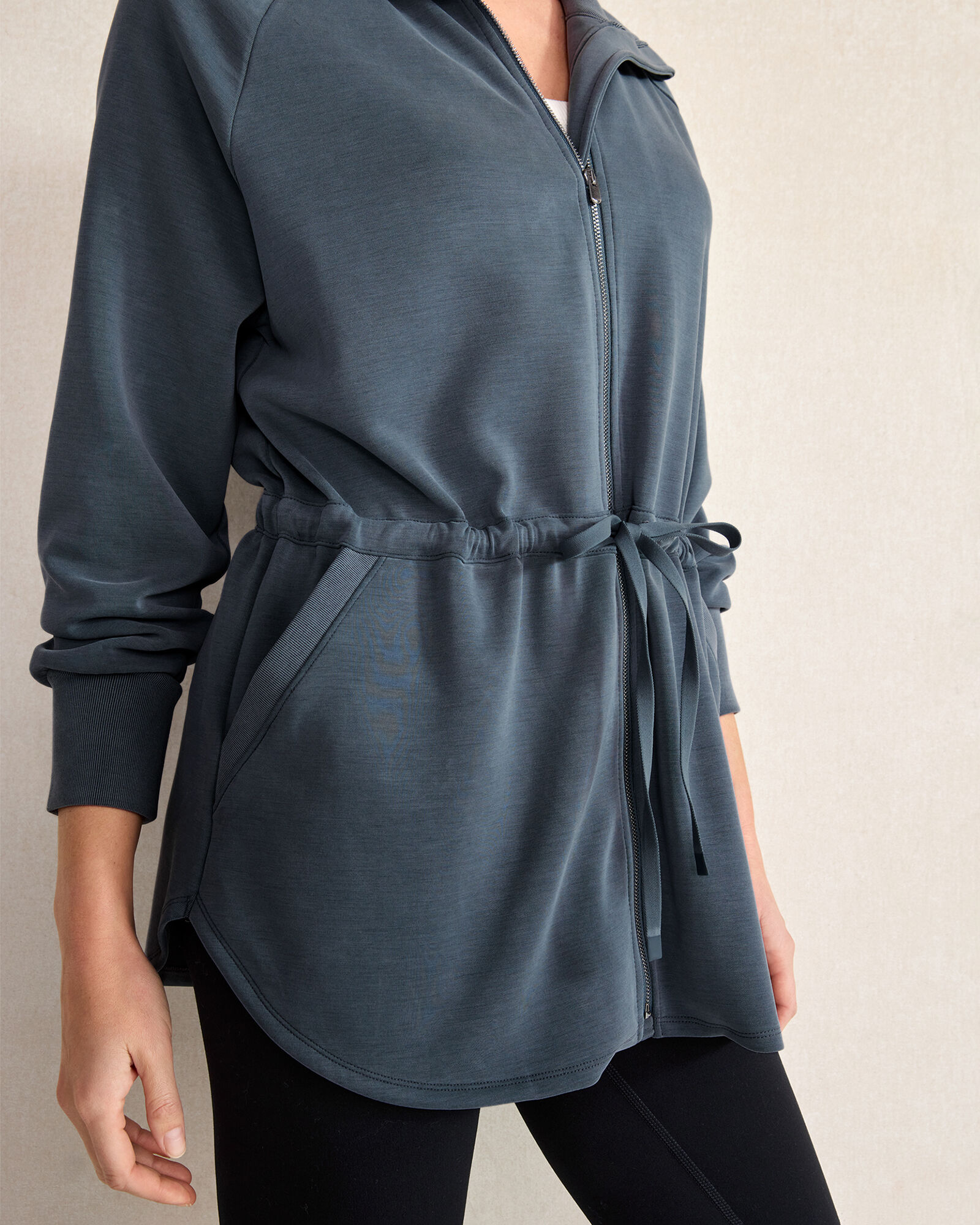 Balance Double-Knit Drawstring Jacket