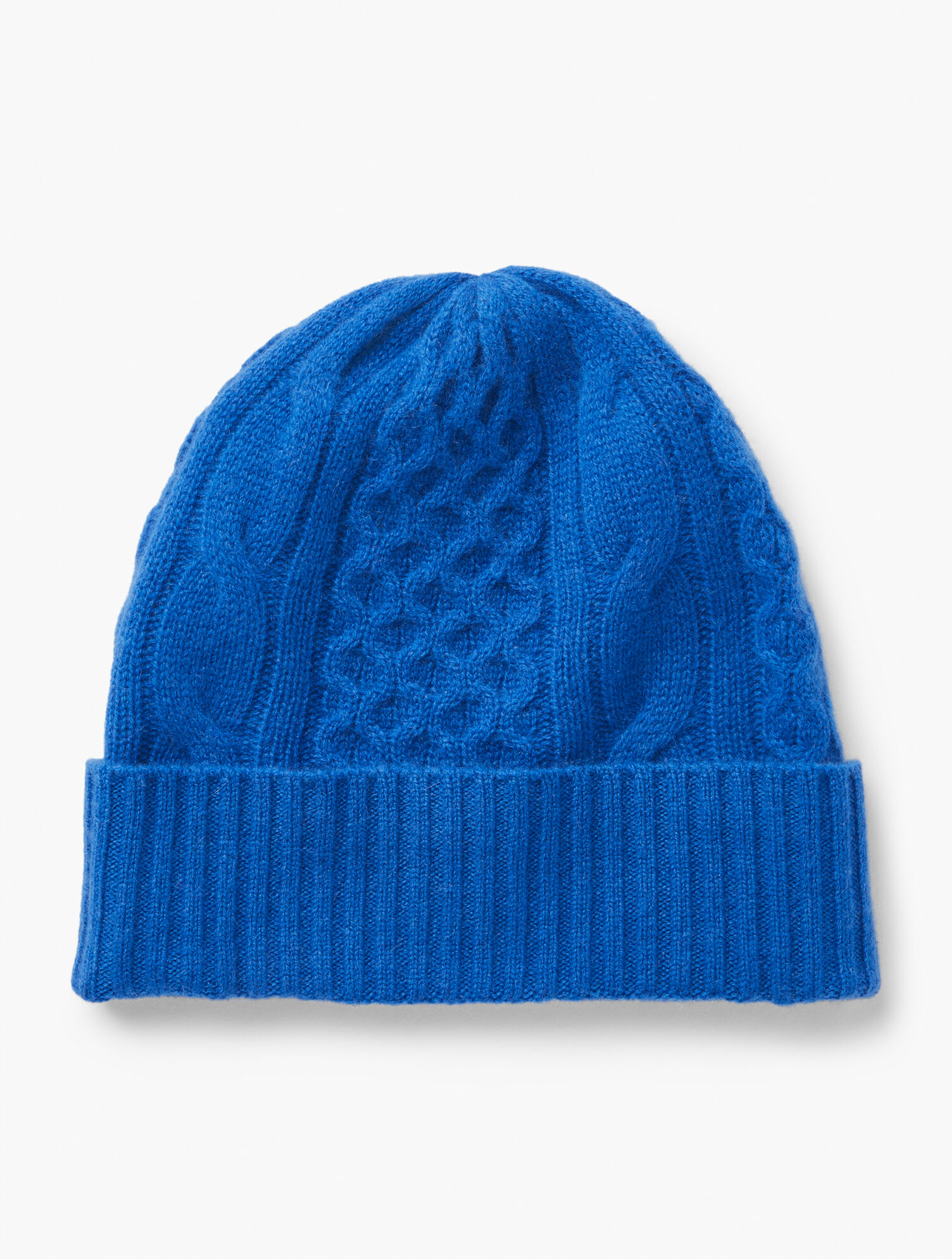 Cable Knit Cashmere Beanie | Talbots