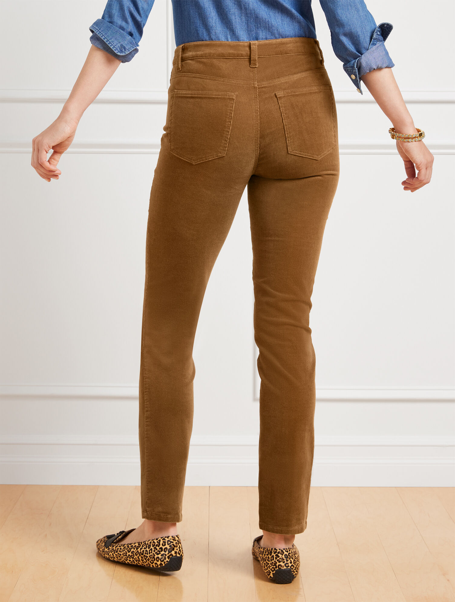 Stretch Corduroy Jeggings - Curvy Fit