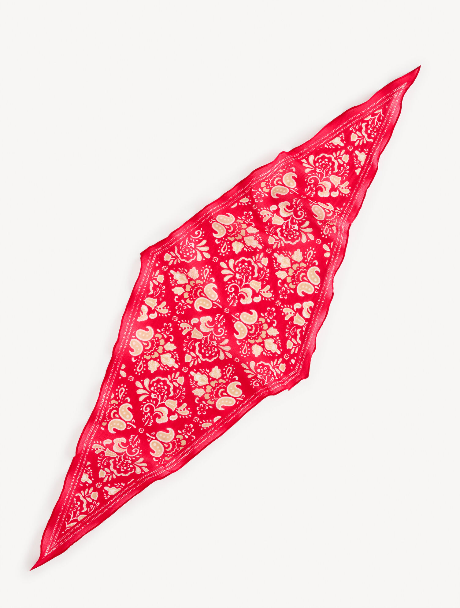 Simple Jacobean Diamond Scarf