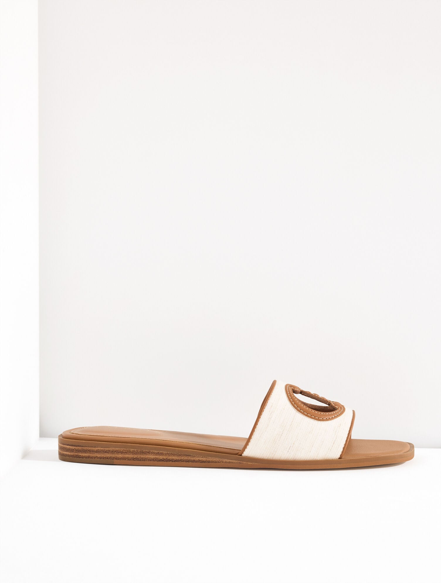 Eva Speckled Canvas Sandals