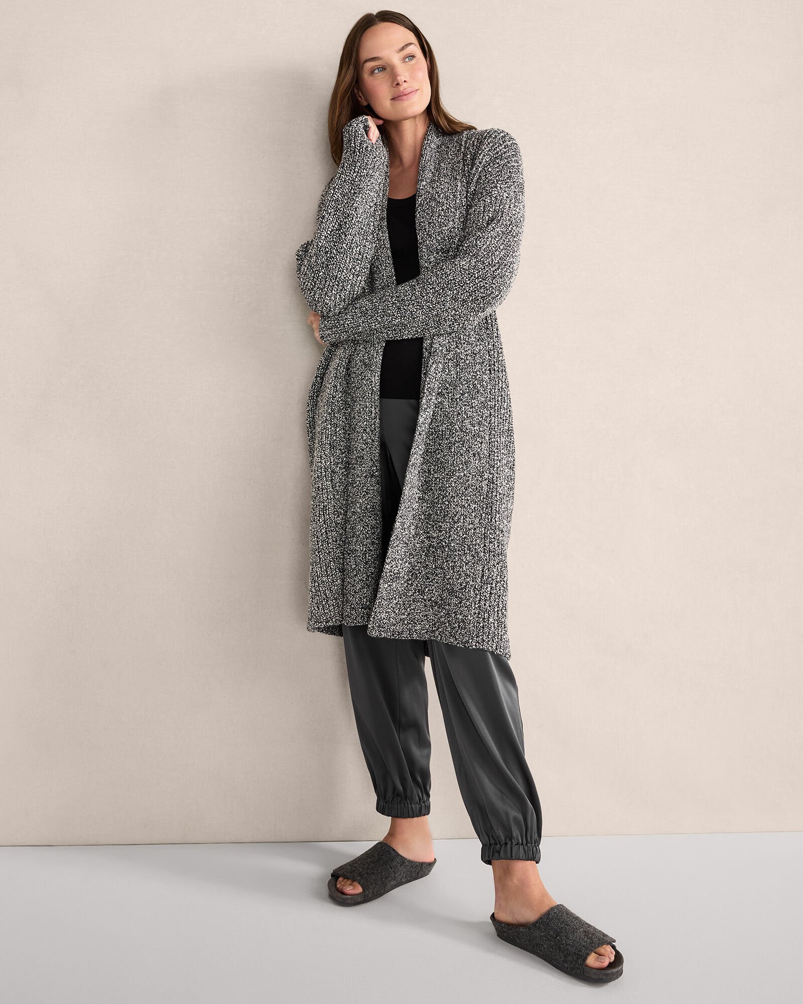 Marled Knit Duster Cardigan Haven Well Within